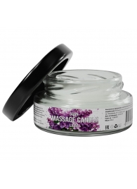 Массажная свеча «Сирень» - 50 мл. - SGAN - купить с доставкой в Новокуйбышевске