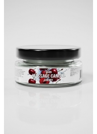 Массажная свеча «Спелая вишня» - 50 мл. - SGAN - купить с доставкой в Новокуйбышевске