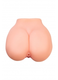 Реалистичный мастурбатор в форме попки с 2 любовными входами - No Name - в Новокуйбышевске купить с доставкой