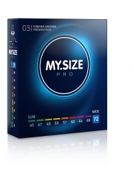 Презервативы MY.SIZE размер 72 - 3 шт. - My.Size - купить с доставкой в Новокуйбышевске