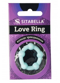 Цветное эрекционное кольцо Love Ring с бусинами - Sitabella - в Новокуйбышевске купить с доставкой