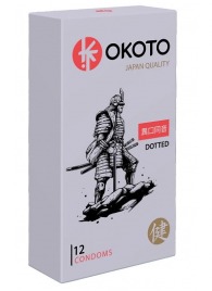 Точечные презервативы OKOTO Dotted - 12 шт. - Sitabella - купить с доставкой в Новокуйбышевске