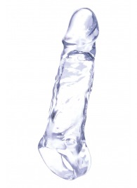 Прозрачная насадка-удлинитель Length Enhancer с подхватом - 16 см. - NMC - в Новокуйбышевске купить с доставкой