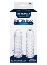 Набор из 2 прозрачных насадок на член Seductive Tickler Sleeves Set - NMC - в Новокуйбышевске купить с доставкой