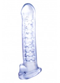 Прозрачная насадка-удлинитель Stretchy Touch - 18 см. - NMC - в Новокуйбышевске купить с доставкой