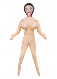Телесная надувная секс-кукла с пышным бюстом - NMC - в Новокуйбышевске купить с доставкой