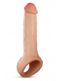 Телесная насадка-удлинитель Thrive 8.75 Inch Realistic Penis Extender Sleeve - 22,2 см. - Blush Novelties - в Новокуйбышевске купить с доставкой