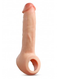 Телесная насадка-удлинитель Thrive 8.75 Inch Realistic Penis Extender Sleeve - 22,2 см. - Blush Novelties - в Новокуйбышевске купить с доставкой