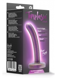 Фиолетовая насадка с гладкой поверхностью Surrender 4.75 Inch Beginner Pegging Dildo - 12 см. - Blush Novelties - купить с доставкой в Новокуйбышевске