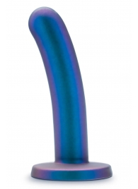 Синяя насадка с гладкой поверхностью Surrender 5.75 Inch Intermediate Pegging Dildo - 14,6 см. - Blush Novelties - купить с доставкой в Новокуйбышевске