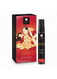 Оральный спрей Waves of Pleasure с ароматом клубники и шампанского - 20 мл. - Shunga - купить с доставкой в Новокуйбышевске