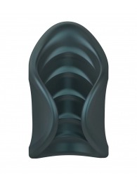 Серый сквозной мастурбатор с вибрацией Manwan Starter - Manwan - в Новокуйбышевске купить с доставкой