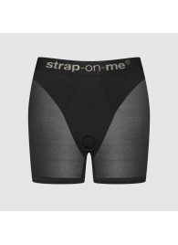 Трусики-шорты для фиксации насадок Strap-on-me Harness Lingerie Halo - size XS - Strap-on-me - купить с доставкой в Новокуйбышевске