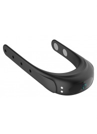 Черное эрекционное виброкольцо на ремешках - Boys of Toys - в Новокуйбышевске купить с доставкой