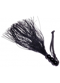 Черная силиконовая плетка - 25,4 см. - Boys of Toys - купить с доставкой в Новокуйбышевске