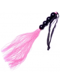 Розовая силиконовая плеть - 35,5 см. - Boys of Toys - купить с доставкой в Новокуйбышевске