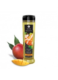Массажное масло для тела Luscious Mango с ароматом манго - 240 мл. - Shunga - купить с доставкой в Новокуйбышевске
