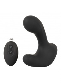 Черная анальная вибропробка с функцией расширения RC Butt Plug with 3 functions - Orion - в Новокуйбышевске купить с доставкой
