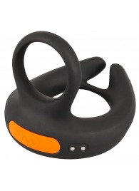 Черный вибростимулятор мошонки RC Scrotum Stimulator with Vibration - Orion - в Новокуйбышевске купить с доставкой