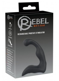 Черный перезаряжаемый стимулятор простаты с вибрацией - 14,6 см. - Orion - в Новокуйбышевске купить с доставкой