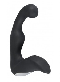 Черный перезаряжаемый стимулятор простаты с вибрацией - 14,6 см. - Orion - в Новокуйбышевске купить с доставкой