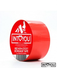 Красный скотч для фиксации Non-Sticky Bondage Tape - 15 м. - Intoyou - купить с доставкой в Новокуйбышевске