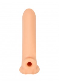 Телесный фаллоудлинитель Titan - 16,5 см. - Lola Games - в Новокуйбышевске купить с доставкой