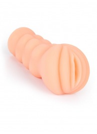 Телесный мастурбатор-вагина с эрекционными кольцами в комплекте - Sexy Girl - в Новокуйбышевске купить с доставкой