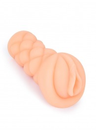 Телесный мастурбатор-вагина с вибропулей и эрекционными кольцами в комплекте - Sexy Girl - в Новокуйбышевске купить с доставкой