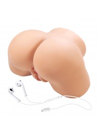 Телесный мастурбатор Olivia с 2 любовными отверстиями - Baile - в Новокуйбышевске купить с доставкой