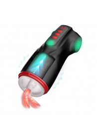 Интерактивный мастурбатор Raven с вакуумом, вибрацией и подсветкой - Shots Media BV - в Новокуйбышевске купить с доставкой