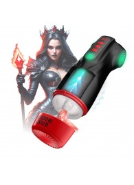 Интерактивный мастурбатор Raven с вакуумом, вибрацией и подсветкой - Shots Media BV - в Новокуйбышевске купить с доставкой