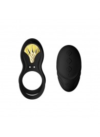 Черное эрекционное виброкольцо Bayek с пультом ДУ - Zalo - в Новокуйбышевске купить с доставкой