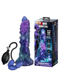 Фиолетовый яйцеродящий фаллоимитатор Duskwalker Sentinal на присоске - 22,4 см. - Baile - купить с доставкой в Новокуйбышевске