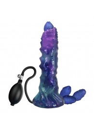 Фиолетовый яйцеродящий фаллоимитатор Duskwalker Sentinal на присоске - 22,4 см. - Baile - купить с доставкой в Новокуйбышевске