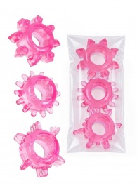 Комплект из трех розовых эрекционных колец - Erowoman-Eroman - в Новокуйбышевске купить с доставкой