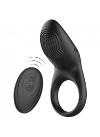Черное эрекционное виброкольцо с пультом ДУ - Ibiza - в Новокуйбышевске купить с доставкой