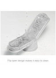 Белый мастурбатор FLIP 0 (ZERO) - Tenga - в Новокуйбышевске купить с доставкой