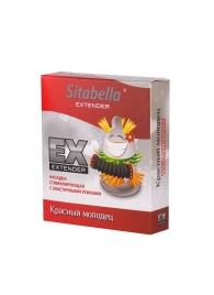 Стимулирующая насадка Sitabella Extender  Красный молодец - Sitabella - купить с доставкой в Новокуйбышевске