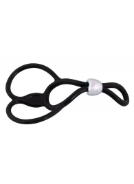 Лассо с подхватом мошонки Triple Ball-und Cockring - Orion - в Новокуйбышевске купить с доставкой