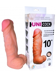 Фаллическая насадка Харнесс UNICOCK 10  - 25 см. - LOVETOY (А-Полимер) - купить с доставкой в Новокуйбышевске