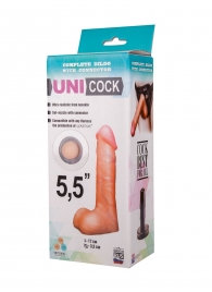 Фаллическая насадка Харнесс UNICOCK 5,5  - 17 см. - LOVETOY (А-Полимер) - купить с доставкой в Новокуйбышевске