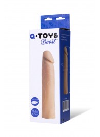 Реалистичная насадка с ярко выраженной головкой - 16,5 см. - A-toys - в Новокуйбышевске купить с доставкой