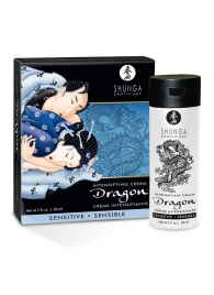 Интимный мужской крем SHUNGA DRAGON SENSITIVE - 60 мл. - Shunga - купить с доставкой в Новокуйбышевске
