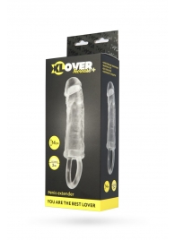 Прозрачная насадка с петлёй для фиксации - 14 см. - ToyFa - в Новокуйбышевске купить с доставкой