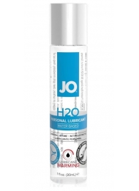 Возбуждающий лубрикант на водной основе JO Personal Lubricant H2O Warming - 30 мл. - System JO - купить с доставкой в Новокуйбышевске