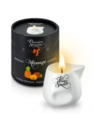 Массажная свеча с ароматом манго и ананаса Bougie de Massage Ananas Mangue - 80 мл. - Plaisir Secret - купить с доставкой в Новокуйбышевске