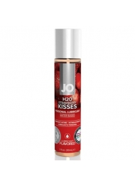 Смазка с ароматом клубники JO Flavored Strawberry Kiss - 30 мл. - System JO - купить с доставкой в Новокуйбышевске