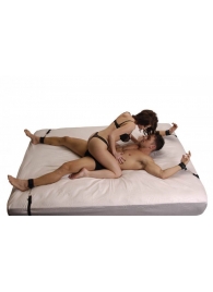 Бондаж для фиксации на кровати Frisky Bedroom Restraint Kit - XR Brands - купить с доставкой в Новокуйбышевске
