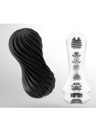 Мастурбатор FLEX Rocky Black с плотным рельефом - Tenga - в Новокуйбышевске купить с доставкой